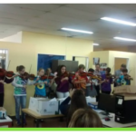 Lee más sobre el artículo Los “Grillitos Sinfónicos” visitaron el Ministerio de Educación.